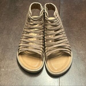 Blowfish Taupe Multi-Strap Gladiator Sandals